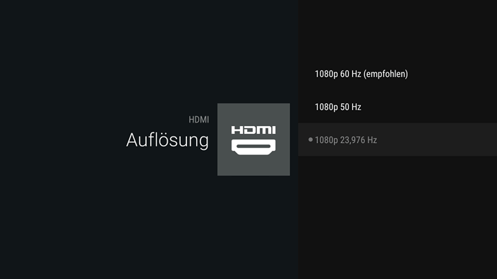 Android TV HDMI